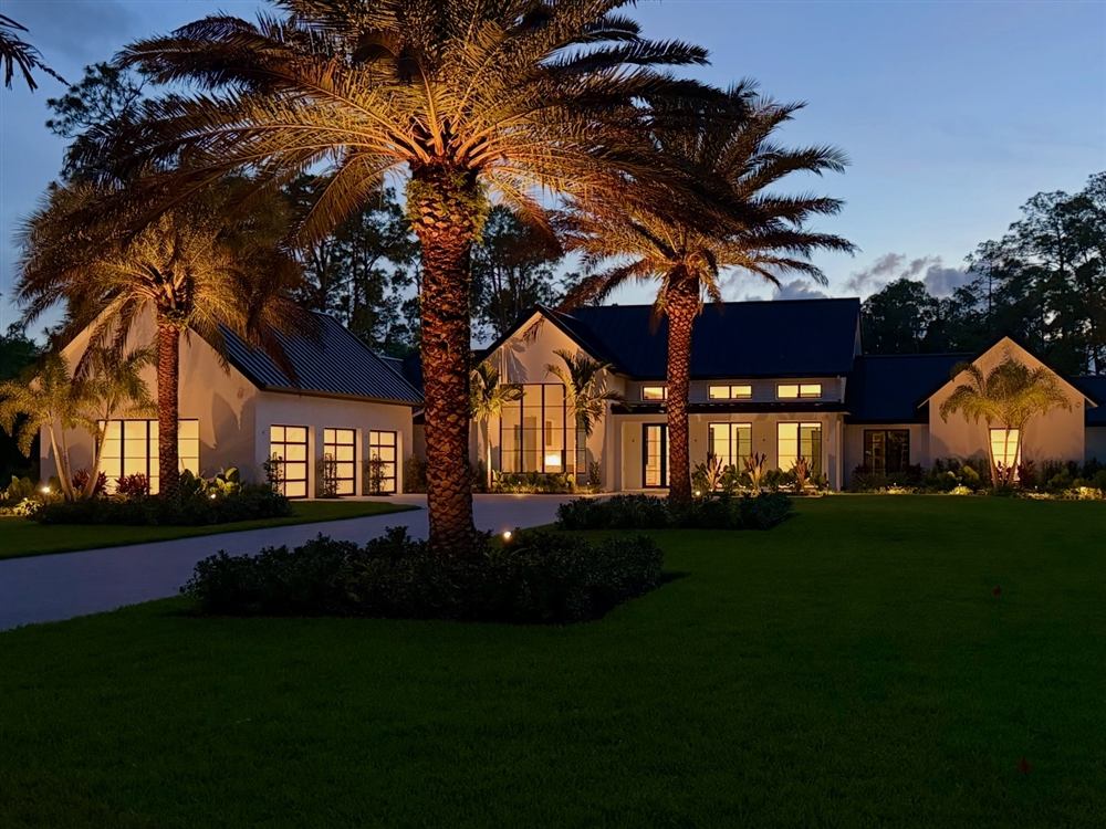 Palm-Lined Estate After Dark, photo 2